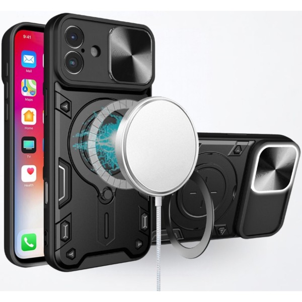 Фото - Чехол для смартфона BeCover Full Guard Slide Magnetic for Apple iPhone 16 Black (716353)