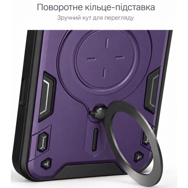 Фото - Чехол для смартфона BeCover Full Guard Slide Magnetic for Apple iPhone 16 Pro Max Purple (716358)