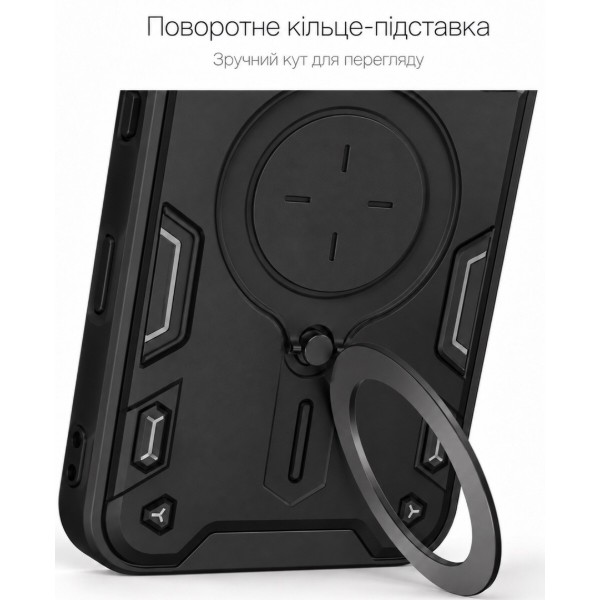 Фото - Чехол для смартфона BeCover Full Guard Slide Magnetic for Apple iPhone 16 Black (716353)