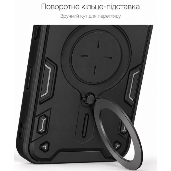 Фото - Чехол для смартфона BeCover Full Guard Slide Magnetic for Motorola Edge 60 Fusion Black (716385)