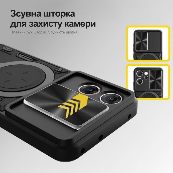 Фото - Чехол для смартфона BeCover Full Guard Slide Magnetic for Oppo Reno15 FS Black (716405)
