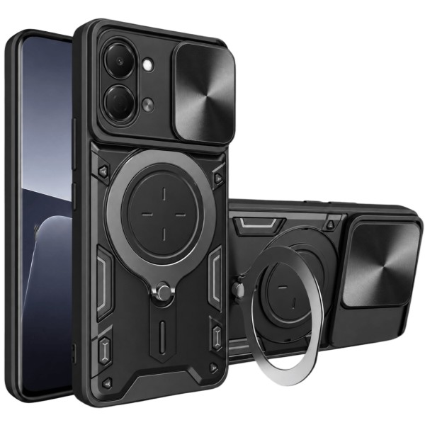 Фото - Чехол для смартфона BeCover Full Guard Slide Magnetic for Tecno Spark Go 3 (KN3) Black (716383)