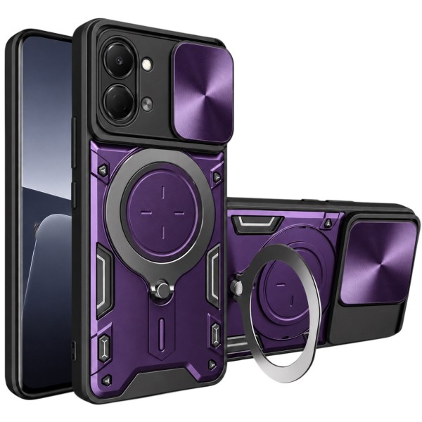 Фото - Чехол для смартфона BeCover Full Guard Slide Magnetic for Tecno Spark Go 3 (KN3) Purple (716384)