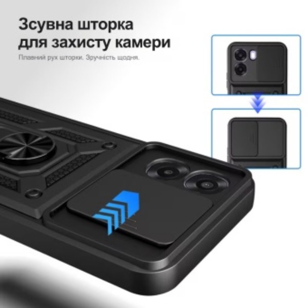 Фото - Чехол для смартфона BeCover Military for Oppo A6 Black (716287)