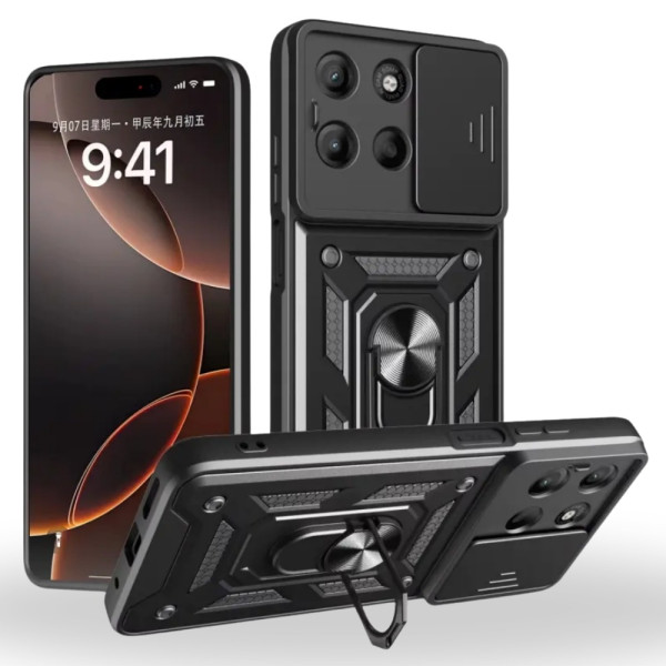 Фото - Чохол для смартфона BeCover Military for Motorola Moto G57 Power Black (715514)