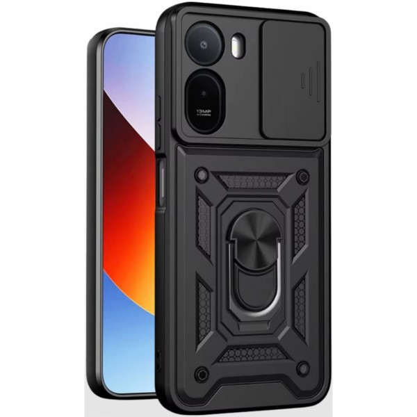 Фото - Чехол для смартфона BeCover Military for Poco C81 Pro Black (716264) Фото - Чехол для смартфона BeCover Military for Poco C81 Pro Black (716264)