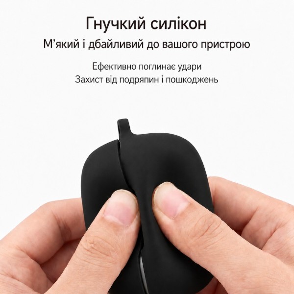 Фото - Чехол для наушников BeCover Silicon for OPPO Enco Buds 3 Black (715908)