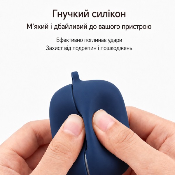 Фото - Чехол для наушников BeCover Silicon for OPPO Enco Buds 3 Deep Blue (715909)