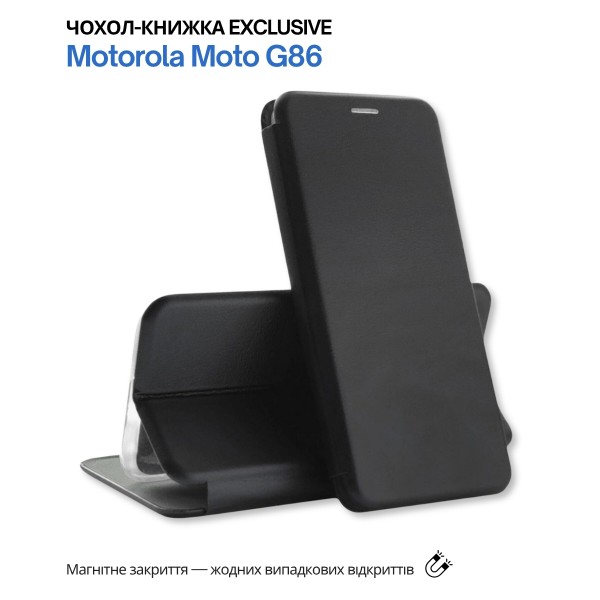 Фото - Чехол для смартфона BeCover Exclusive for Motorola Moto G86 Black (715353)
