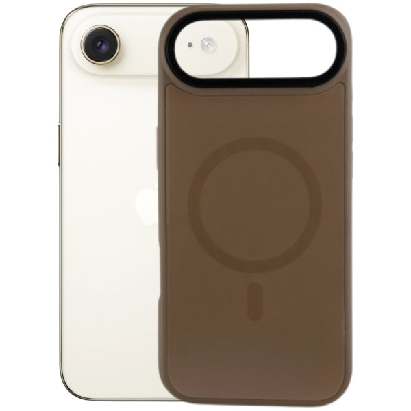 Фото - Чохол для смартфону BeCover FIBRA ArcLine Case with MagSafe for Apple iPhone 17 Air Brown (715376)