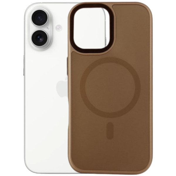 Фото - Чохол для смартфону BeCover FIBRA ArcLine Case with MagSafe for Apple iPhone 17 Brown (715373)