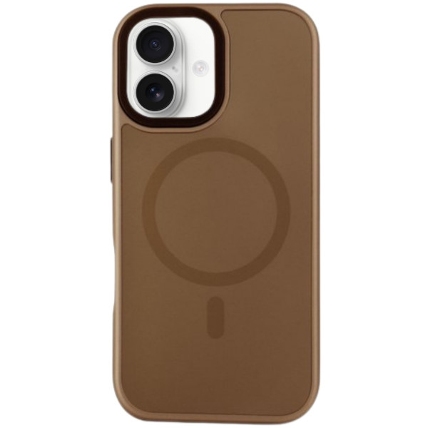 Фото - Чохол для смартфону BeCover FIBRA ArcLine Case with MagSafe for Apple iPhone 17 Brown (715373)