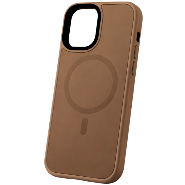 Фото - Чохол для смартфону BeCover FIBRA ArcLine Case with MagSafe for Apple iPhone 17 Brown (715373)