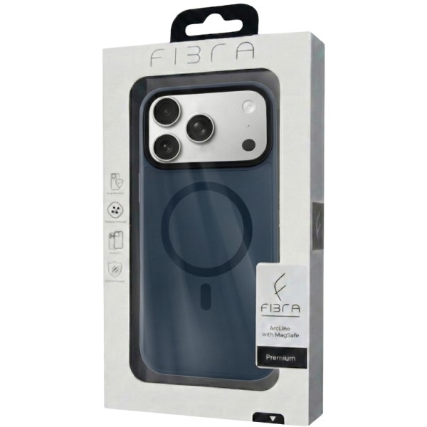 Фото - Чохол для смартфону BeCover FIBRA ArcLine Case with MagSafe for Apple iPhone 17 Pro Max Blue (715387)