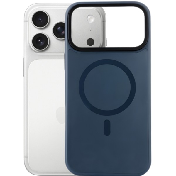 Фото - Чохол для смартфону BeCover FIBRA ArcLine Case with MagSafe for Apple iPhone 17 Pro Max Blue (715387)