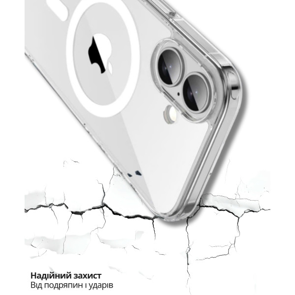 Фото - Чехол для смартфона BeCover FIBRA Crystal Case with MagSafe for Apple iPhone 17 (715366)