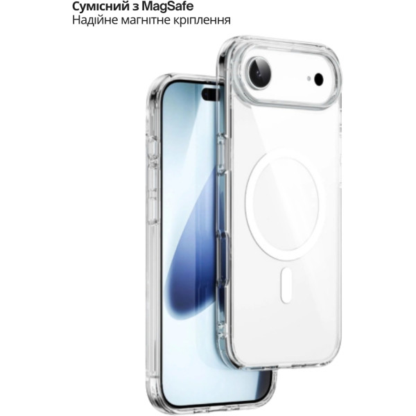 Фото - Чехол для смартфона BeCover FIBRA Crystal Case with MagSafe for Apple iPhone 17 Air (715367)