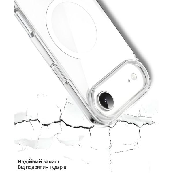 Фото - Чехол для смартфона BeCover FIBRA Crystal Case with MagSafe for Apple iPhone 17 Air (715367)