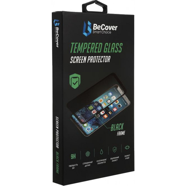 Фото - Захисне скло для смартфону BeCover for Samsung Galaxy A21s SM-A217 Black (707338)