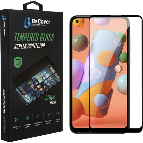 Фото - Защитное стекло для смартфона BeCover for Samsung Galaxy A21s SM-A217 Black (707338)