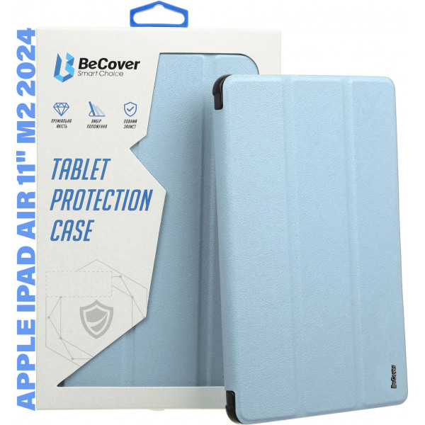 Фото - Чехол для планшета Becover Tri Fold Hard for Apple iPad Air 11" M2/M3 (2024/2025) Light Blue (711415) Фото - Чехол для планшета Becover Tri Fold Hard for Apple iPad Air 11" M2/M3 (2024/2025) Light Blue (711415)
