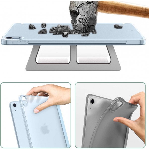 Фото - Чехол для планшета Becover Tri Fold Hard for Apple iPad Air 11" M2/M3 (2024/2025) Light Blue (711415)