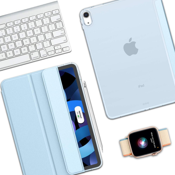 Фото - Чехол для планшета Becover Tri Fold Hard for Apple iPad Air 11" M2/M3 (2024/2025) Light Blue (711415)