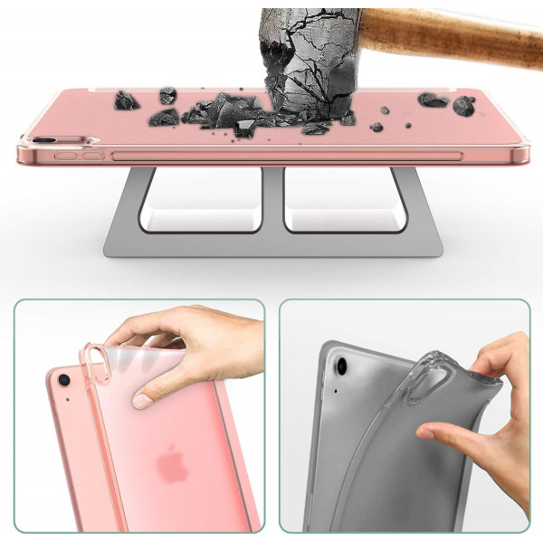 Фото - Чехол для планшета Becover Tri Fold Hard for Apple iPad Air 11" M2/M3 (2024/2025) Pink (711416)