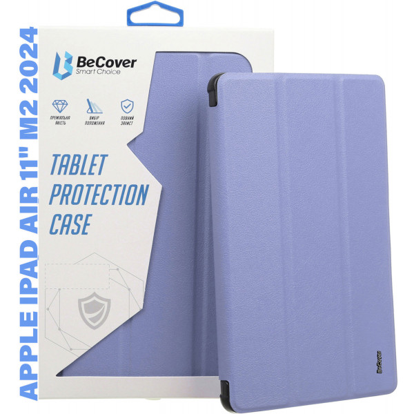 Фото - Чехол для планшета Becover Tri Fold Hard for Apple iPad Air 11" M2/M3 (2024/2025) Purple (711417)