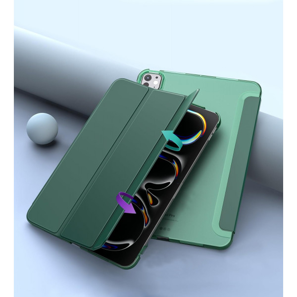 Фото - Чехол для планшета BeCover Tri Fold Hard for Apple iPad Pro 11'' M4 2024 Dark Green (711727)