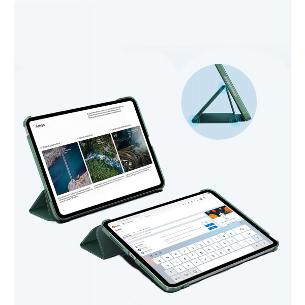 Фото - Чехол для планшета BeCover Tri Fold Hard for Apple iPad Pro 11'' M4 2024 Dark Green (711727)