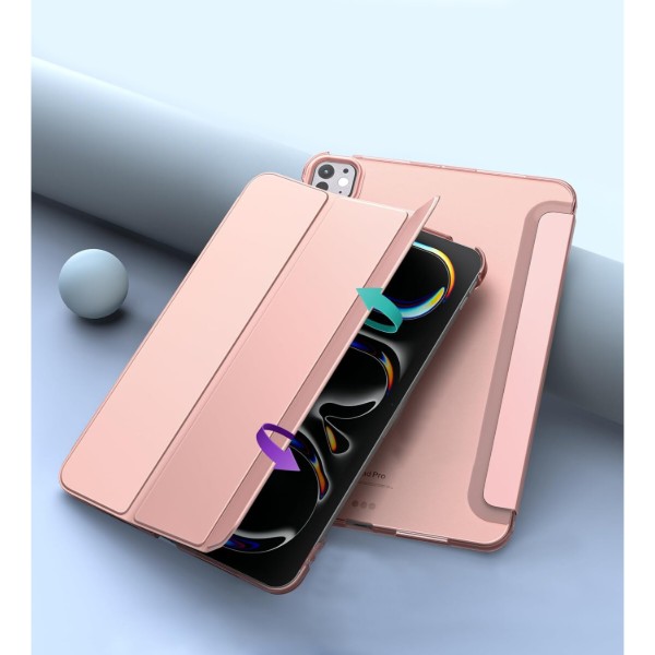 Фото - Чохол для планшету BeCover Tri Fold Hard for Apple iPad Pro 11'' M4 2024 Pink (711728)