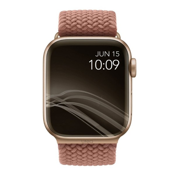Фото - Ремінець для смарт-годинника Uniq Aspen Braided Apple Watch Strap 40/38mm Grapefruit Pink