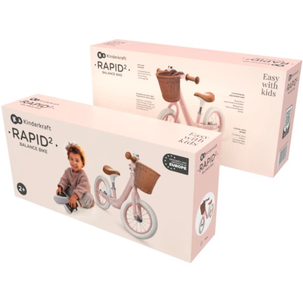 Фото - Беговел Kinderkraft Rapid 2 Pink (KRRAPI02PNK0000)