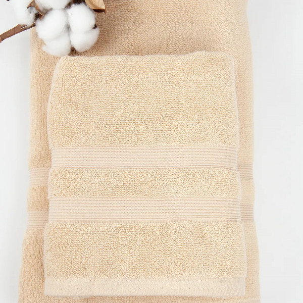 Фото - Рушник для обличчя ТЕП Tender Touch 50х90 см Beige (Р-04137_27870)