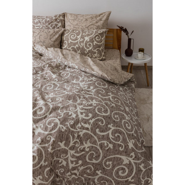 Фото - Комплект постільної білизни ТЕП Soft dreams Beige and White (2-03858_25007)