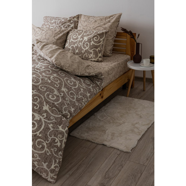 Фото - Комплект постільної білизни ТЕП Soft dreams Beige and White (2-03858_25007)