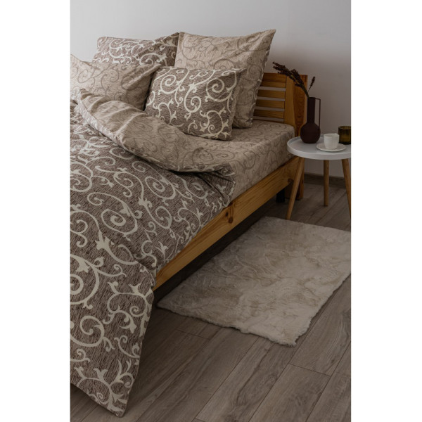 Фото - Комплект постільної білизни ТЕП Soft dreams Beige and White (2-03860_25169)