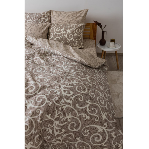 Фото - Комплект постільної білизни ТЕП Soft dreams Beige and White (2-03860_25169)