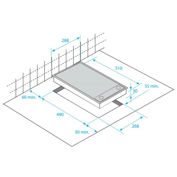 Фото - Варочна панель Domino Beko HDCE32200X