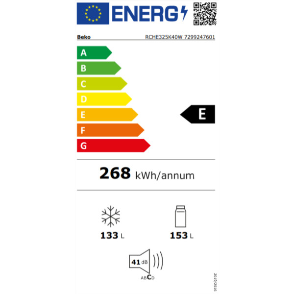 Фото - Холодильник Beko RCHE325K40W​