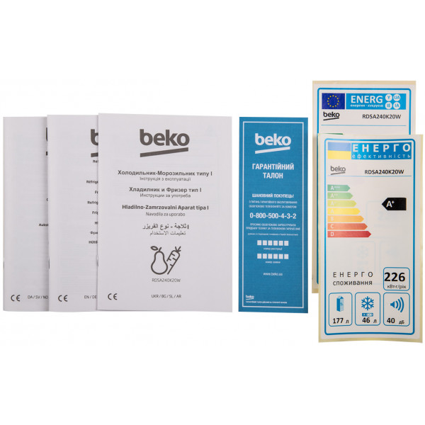 Фото - Холодильник Beko RDSA240K20W