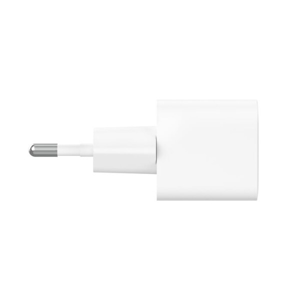 Фото - Мережевий зарядний пристрій Belkin 25Вт USB-С PD PPS, кабель USB-С > USB-C, 1м, PVC White (WCA012KQ1MWH-B6)