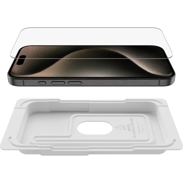 Фото - Защитное стекло для смартфона Belkin for iPhone 15 Pro TemperedGlass AM (OVA137ZZ)