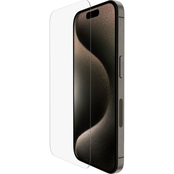 Фото - Защитное стекло для смартфона Belkin for iPhone 15 Pro TemperedGlass AM (OVA137ZZ) Фото - Защитное стекло для смартфона Belkin for iPhone 15 Pro TemperedGlass AM (OVA137ZZ)