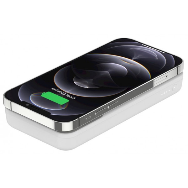 Фото - Батарея мобильная Belkin 10000mAh MagSafe Wireless White (BPD001BTWH)