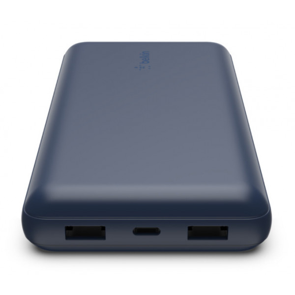 Фото - Батарея мобільна Belkin 20000mAh 15W Dual USB-A USB-C Blue (BPB012BTBL)