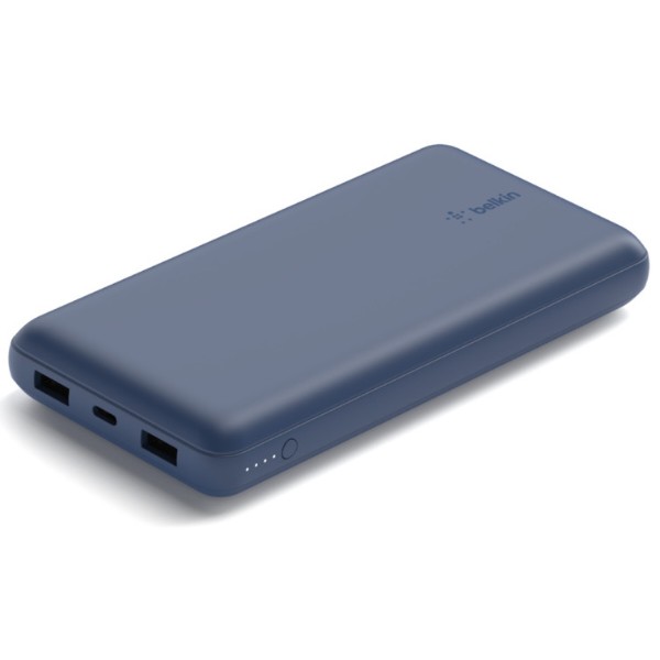 Фото - Батарея мобильная Belkin 20000mAh 15W Dual USB-A USB-C Blue (BPB012BTBL)
