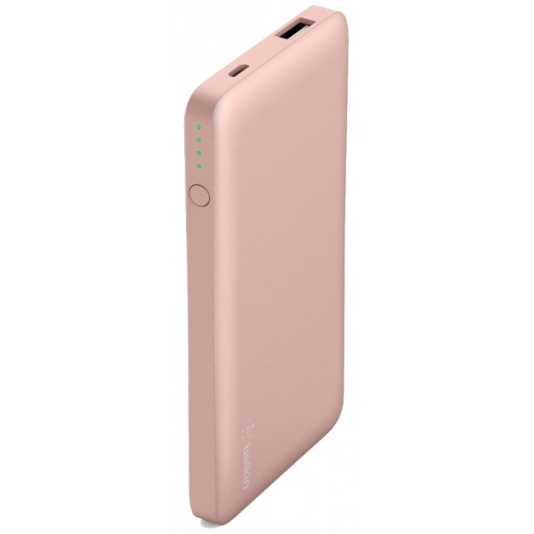 Фото - Батарея мобильная Belkin 5000mAh Pocket Power Rose Gold (F7U019BTC00)