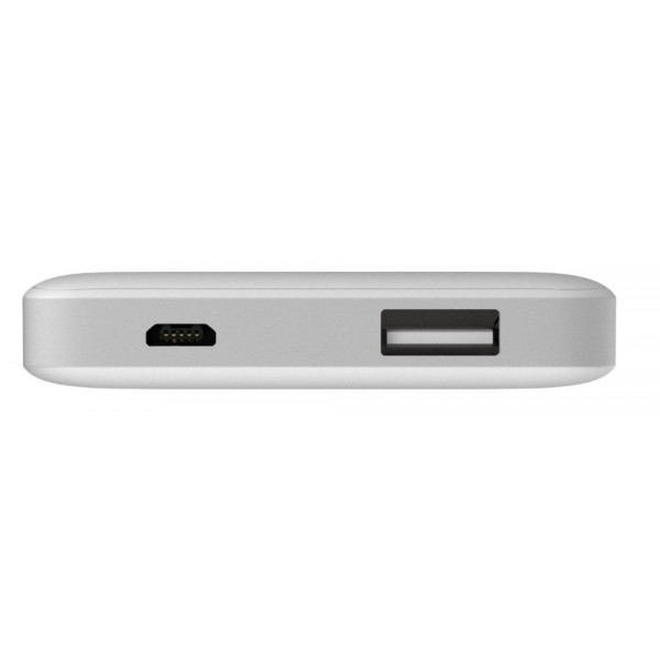 Фото - Батарея мобильная Belkin 5000mAh Pocket Power Silver (F7U019BTSLV)